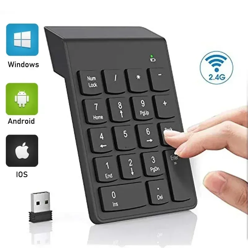 Wireless 18-Key Numeric Keypad 2