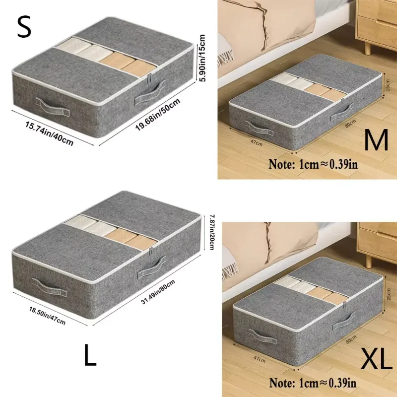 Under Bed Storage Containers with Clear Window 5