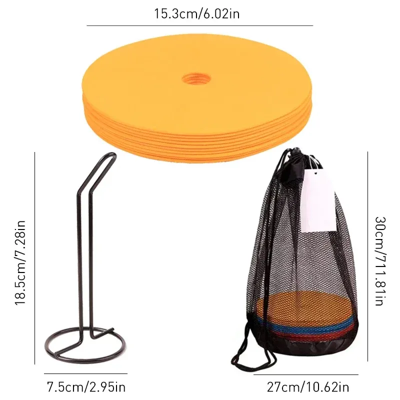 10pcs Flat Training Cone Discs 2