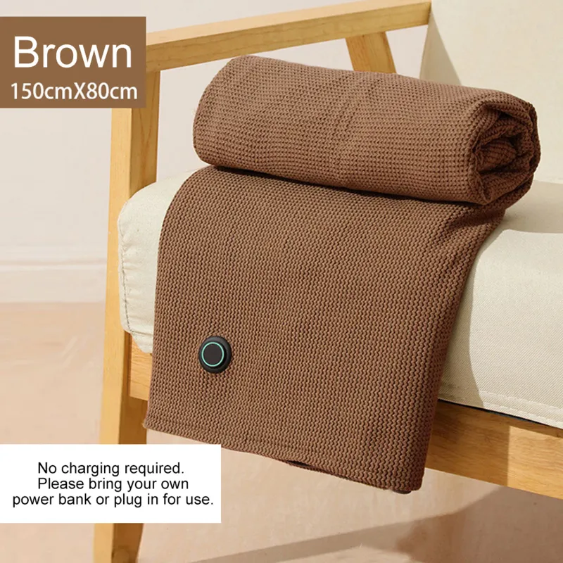 USB Heated Blanket Shawl Wrap 2