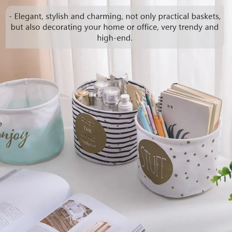 Foldable Cotton Storage Basket 3