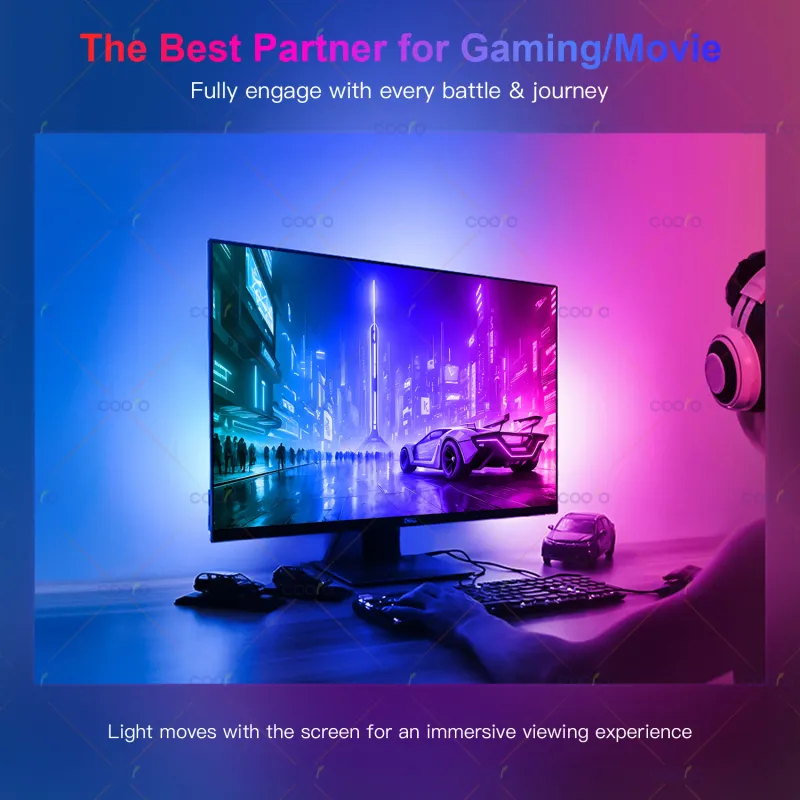 TV Ambient Backlight LED Strip Kit 5