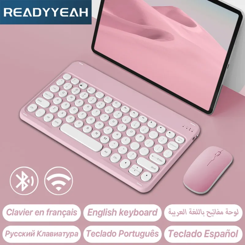 Wireless Keyboard & Mouse for iPad/Tablet 1