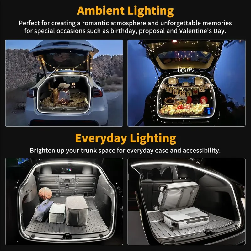 Tesla Model 3/Y Trunk LED Light Strip 6