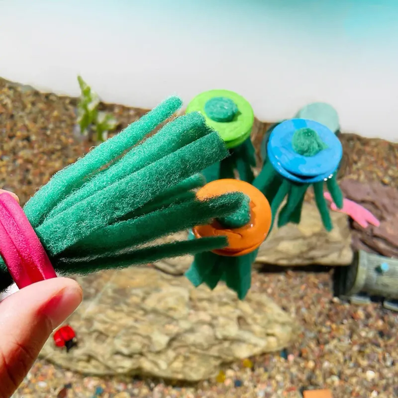 Aquarium Spawning Mop Set - 10 Pcs 4
