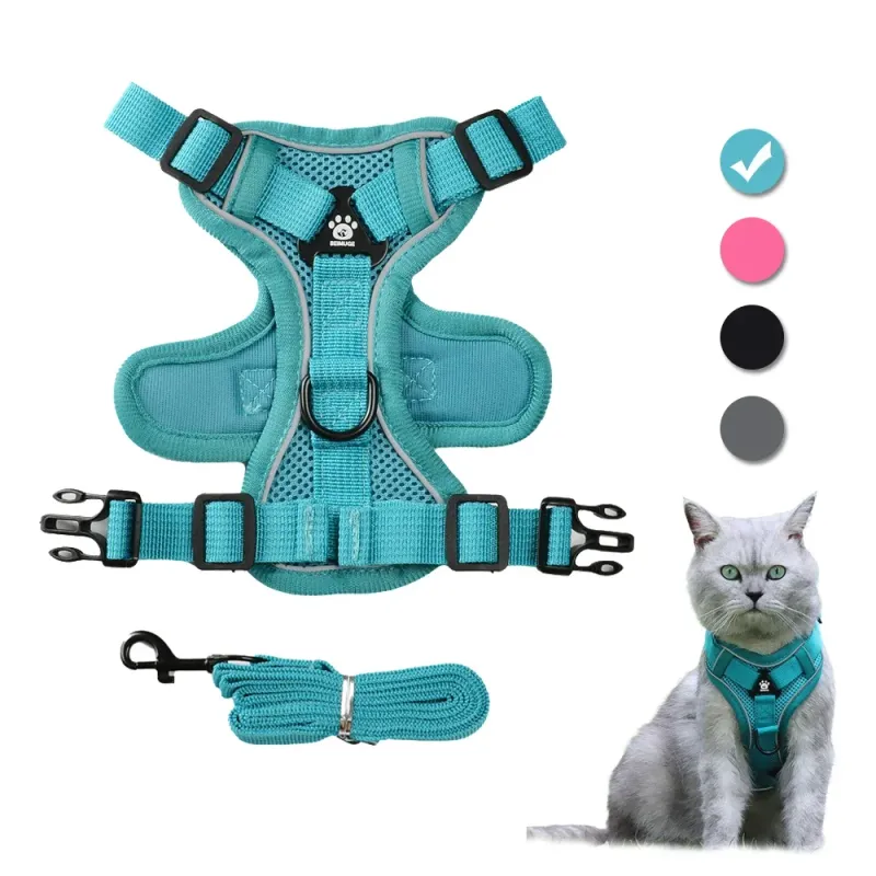 Cat Harness & Leash Set - Reflective & Escape Proof 1