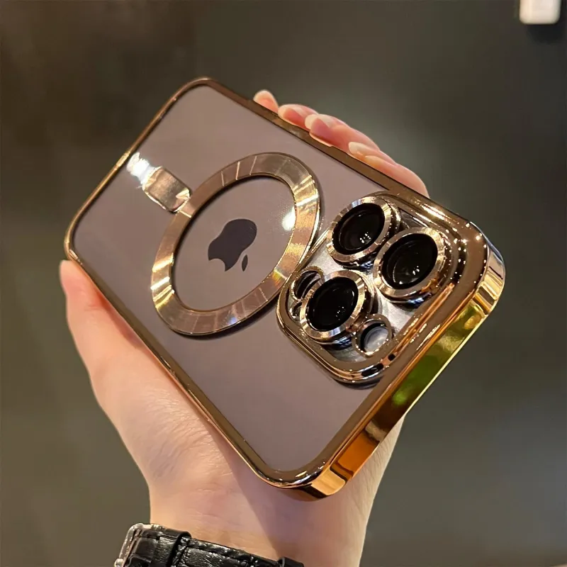 Luxury MagSafe Clear iPhone Case 1