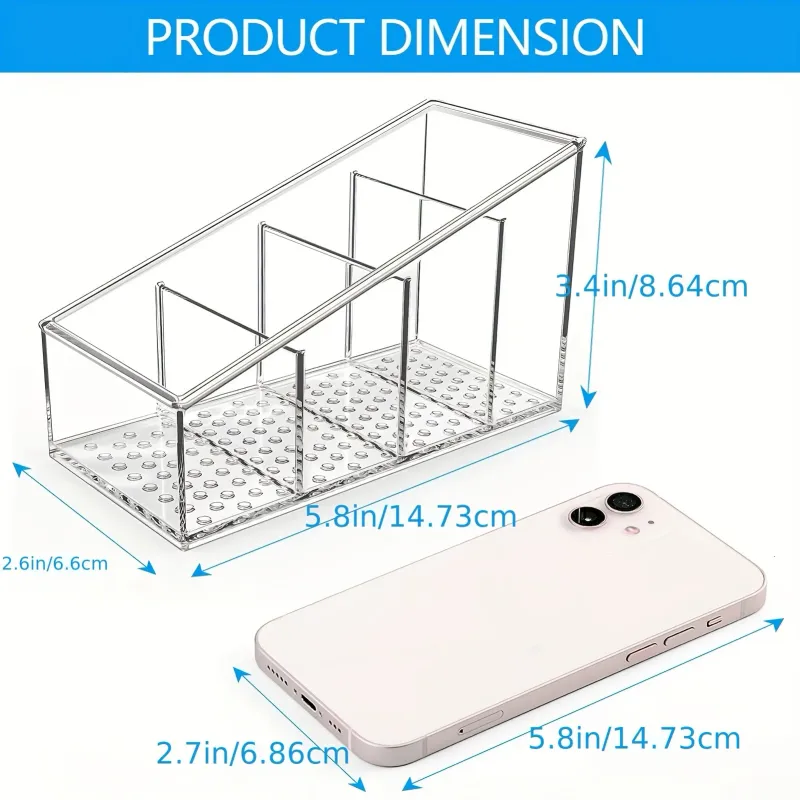 4-Compartment Remote Control Holder 4