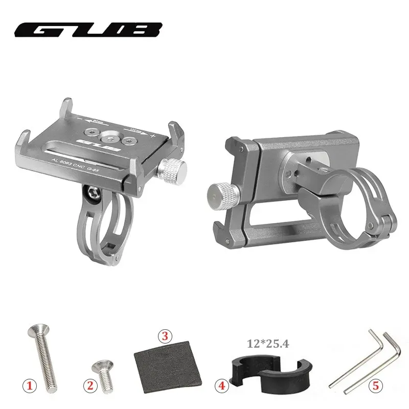 GUB G85 Aluminum Bike Phone Holder 4