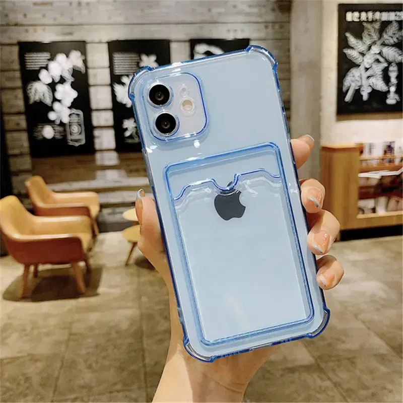 Clear Card Slot iPhone Case 1