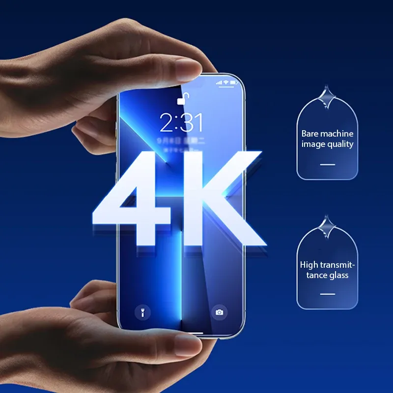 4-Pack Tempered Glass for iPhone 11-15 Pro Max 2