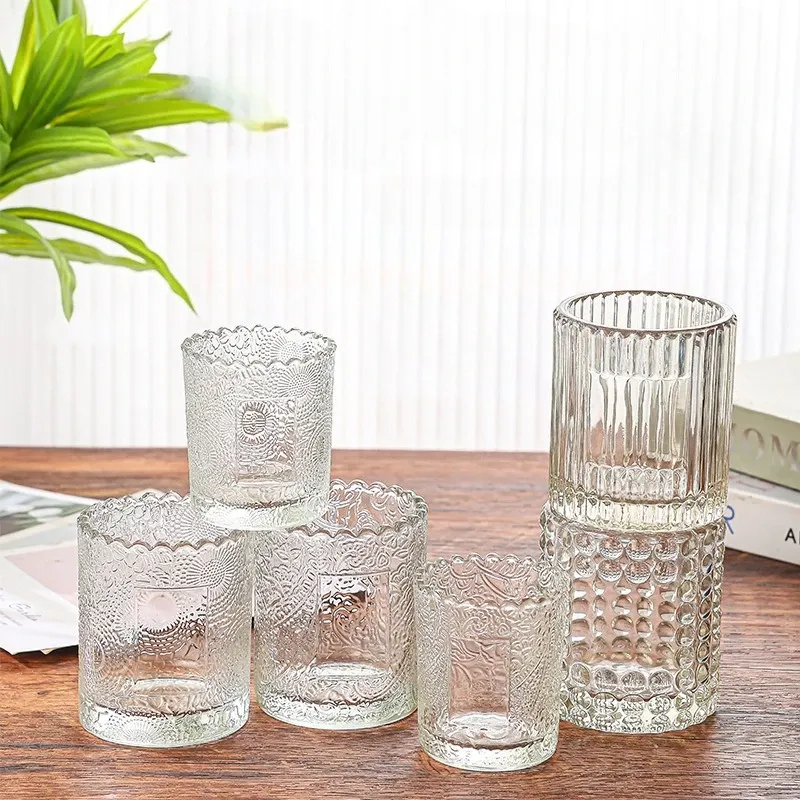 Glass Candle Cup Holder 1