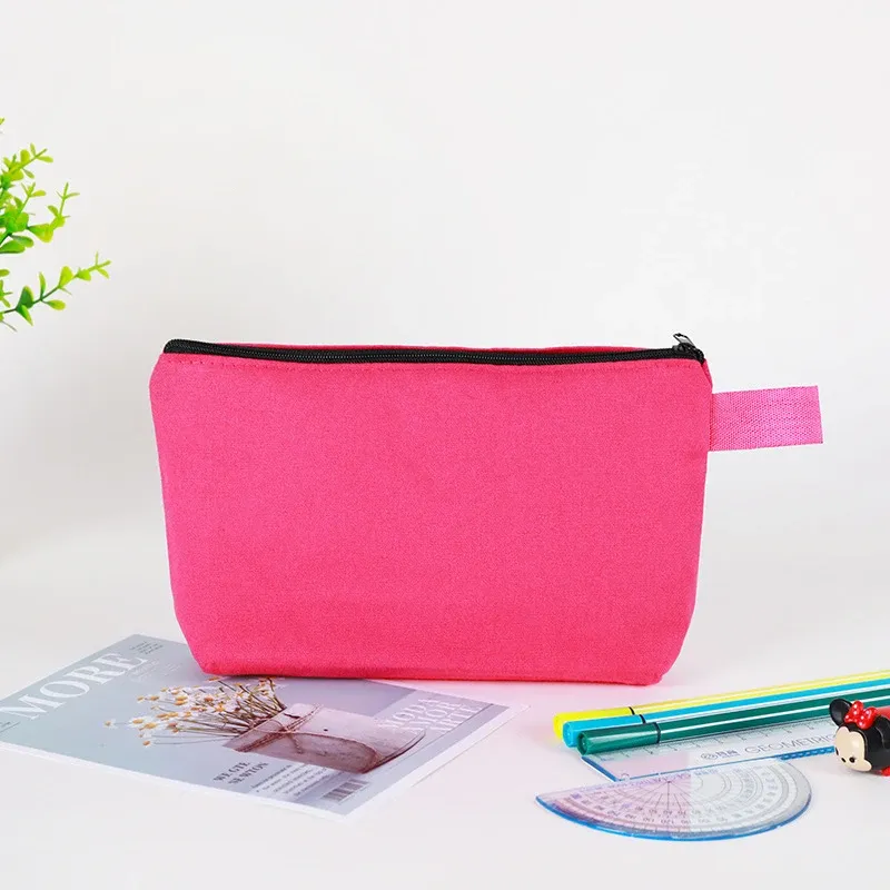 Canvas Multipurpose Makeup & Pencil Bag 4