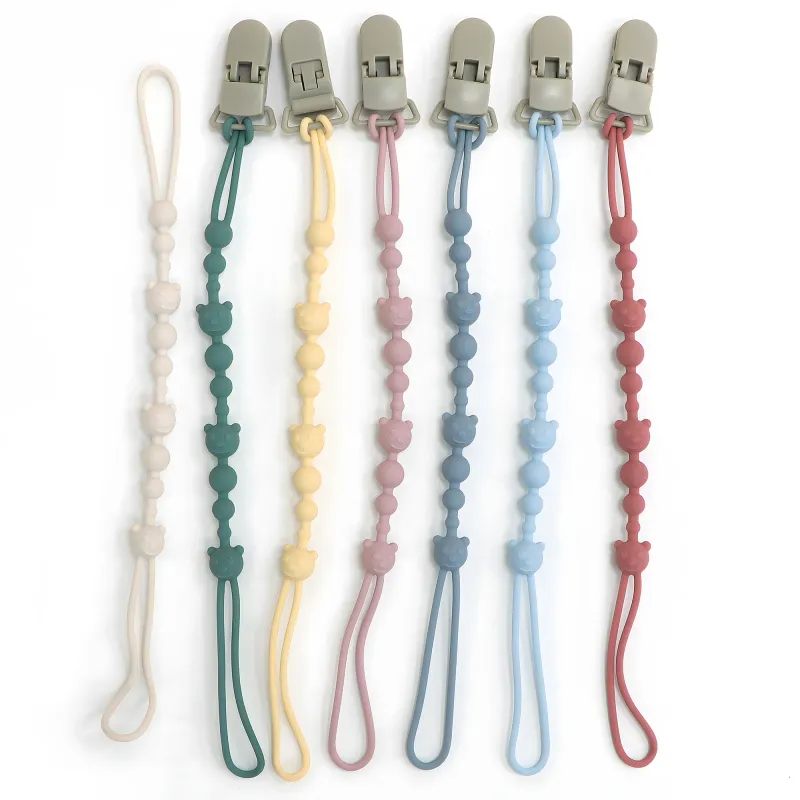 Silicone Pacifier Clip Teether Lanyard 2