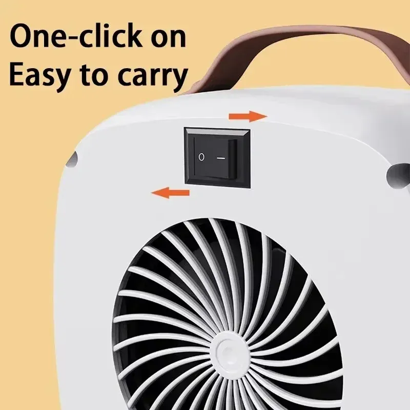 500W Portable Desktop Space Heater 6