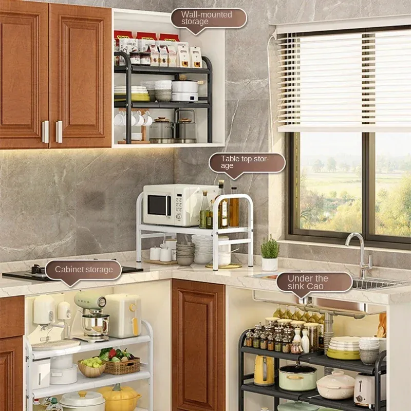Under Sink Telescopic Storage Rack 2