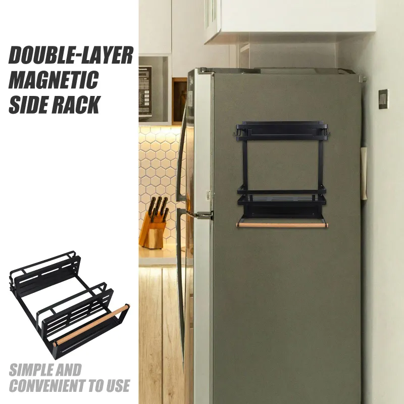 Magnetic Fridge Organizer Shelf 4