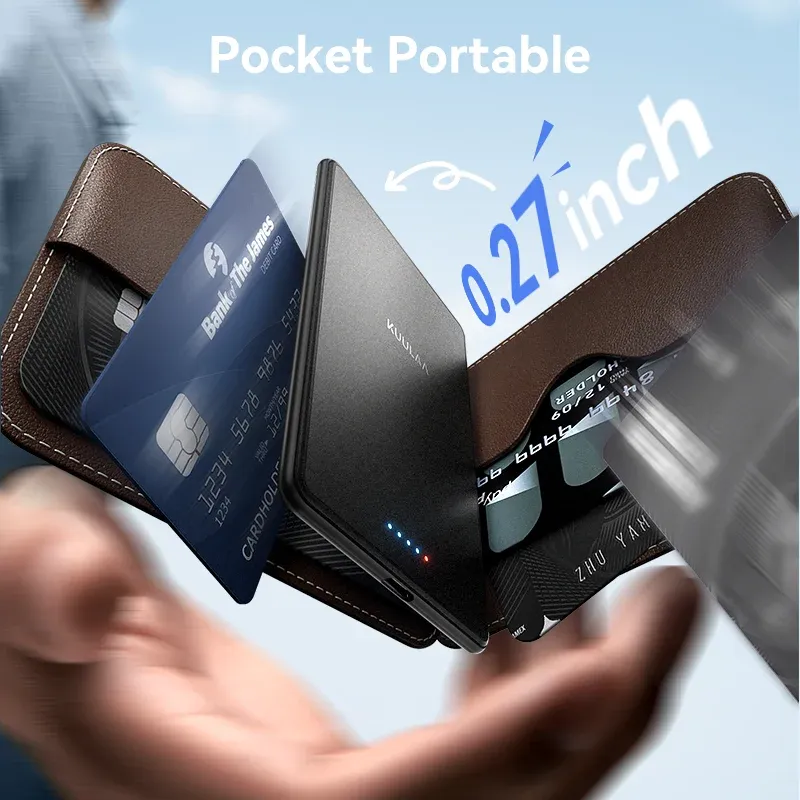 KUULAA Magnetic Wireless Power Bank 5000mAh 5