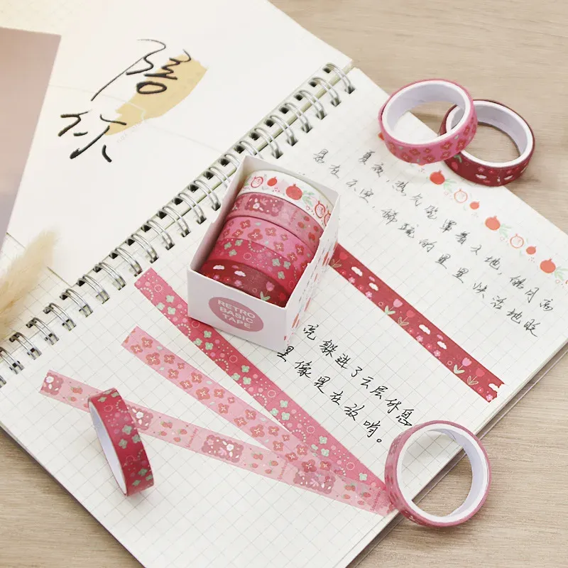 Kawaii Washi Tape Set - 5 PCS 3