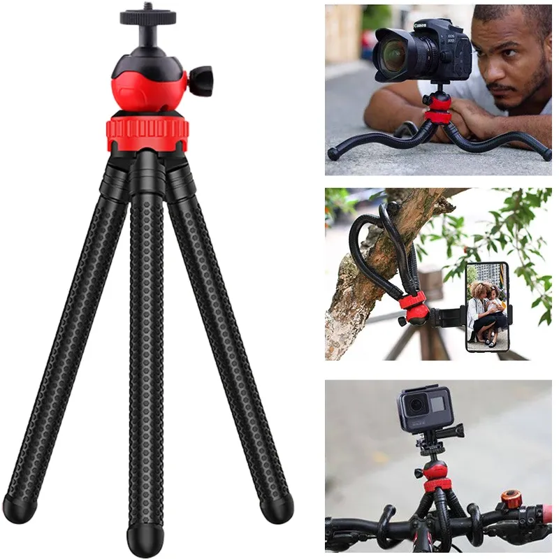 Flexible Mini Phone Tripod & Clip Stand 5
