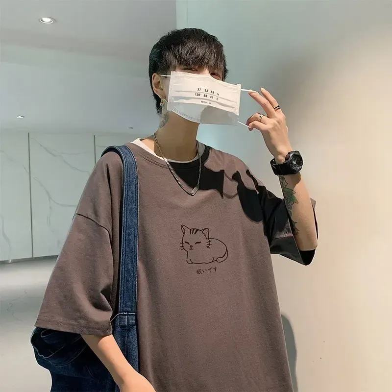 Oversized Cotton Printed T-Shirt 5XL 1