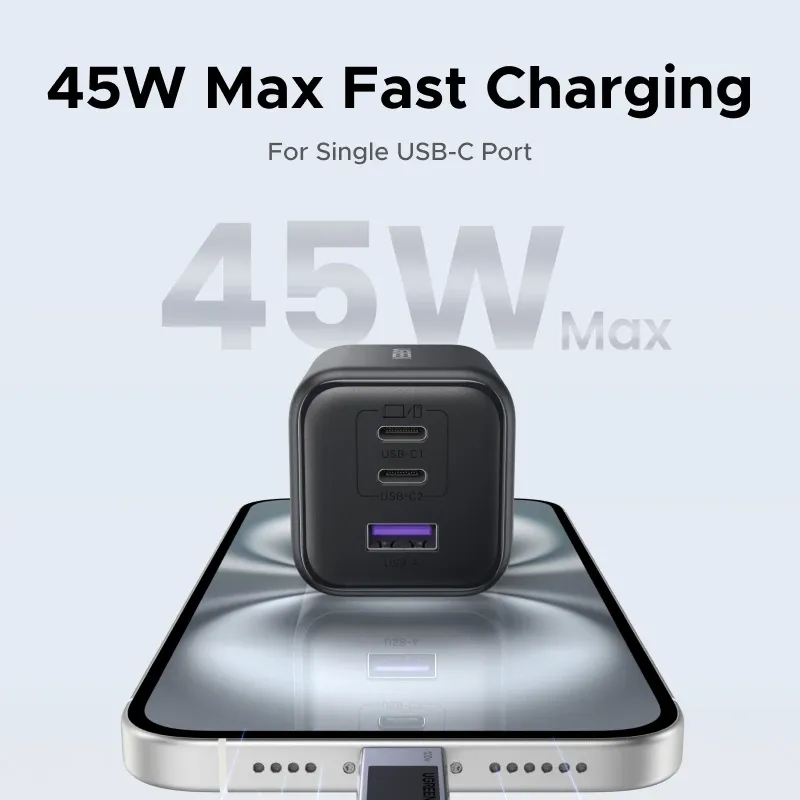 UGREEN 45W GaN USB-C Fast Charger 3