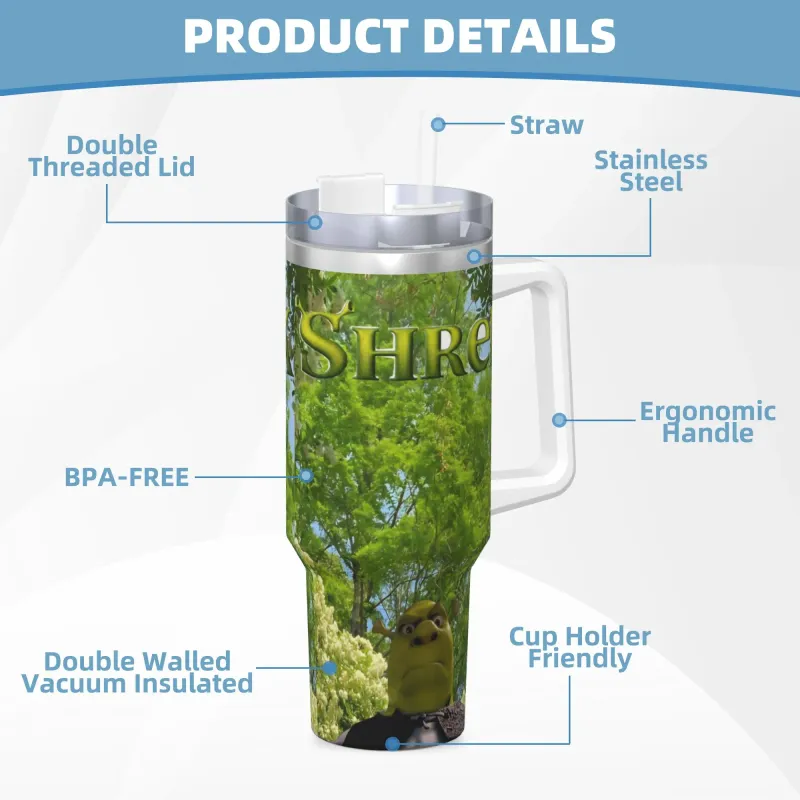 S-shreks Cartoon Insulated Tumbler 40oz 5