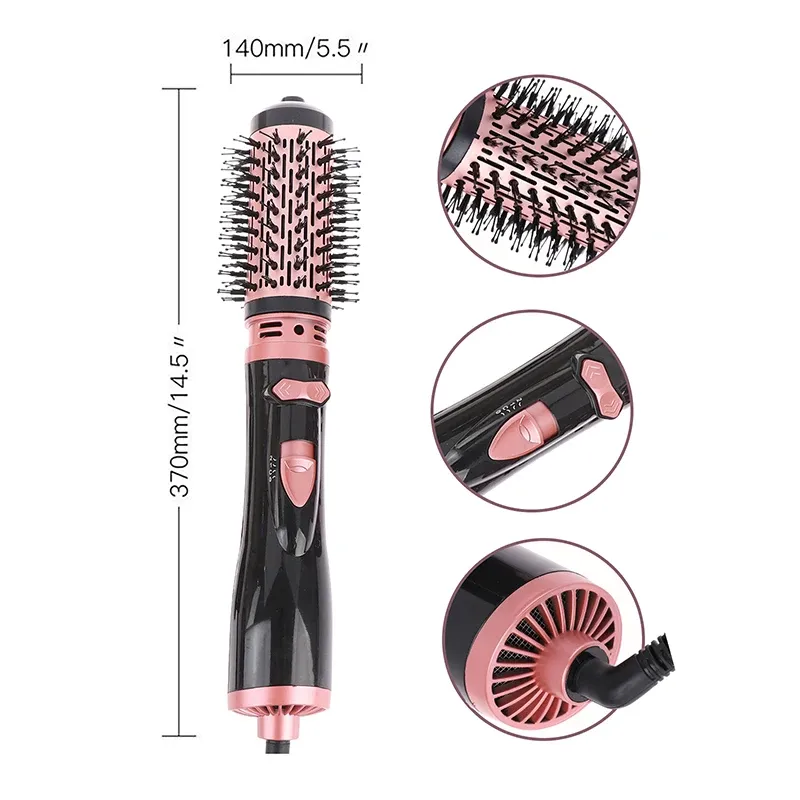 2-in-1 Auto-Rotating Ionic Hair Dryer Brush 6