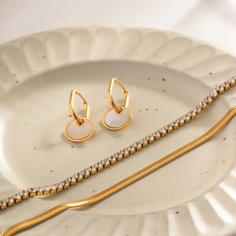 18K Gold Plated Snake Chain Necklace 6