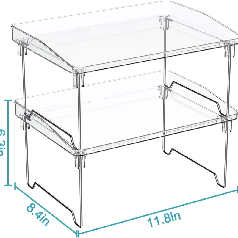 2-Tier Stackable Counter Organizer 4