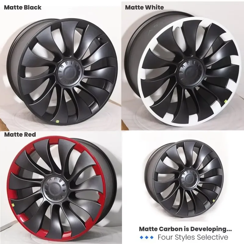 Tesla Model Y 21" Uberturbine Rim Protectors 2
