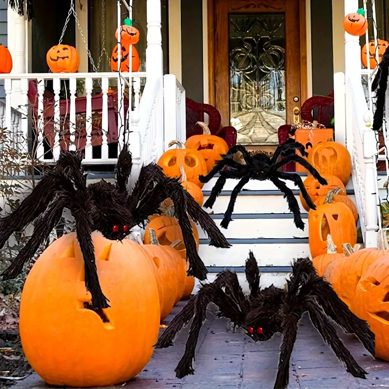 Giant Halloween Spider Yard Decor 1
