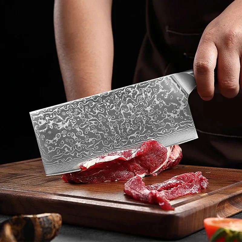 7-Piece Damascus Steel Chef Knife Set 2