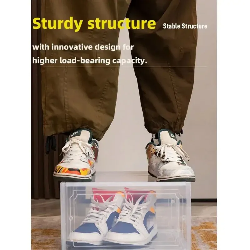 Clear Stackable Shoe Boxes 3