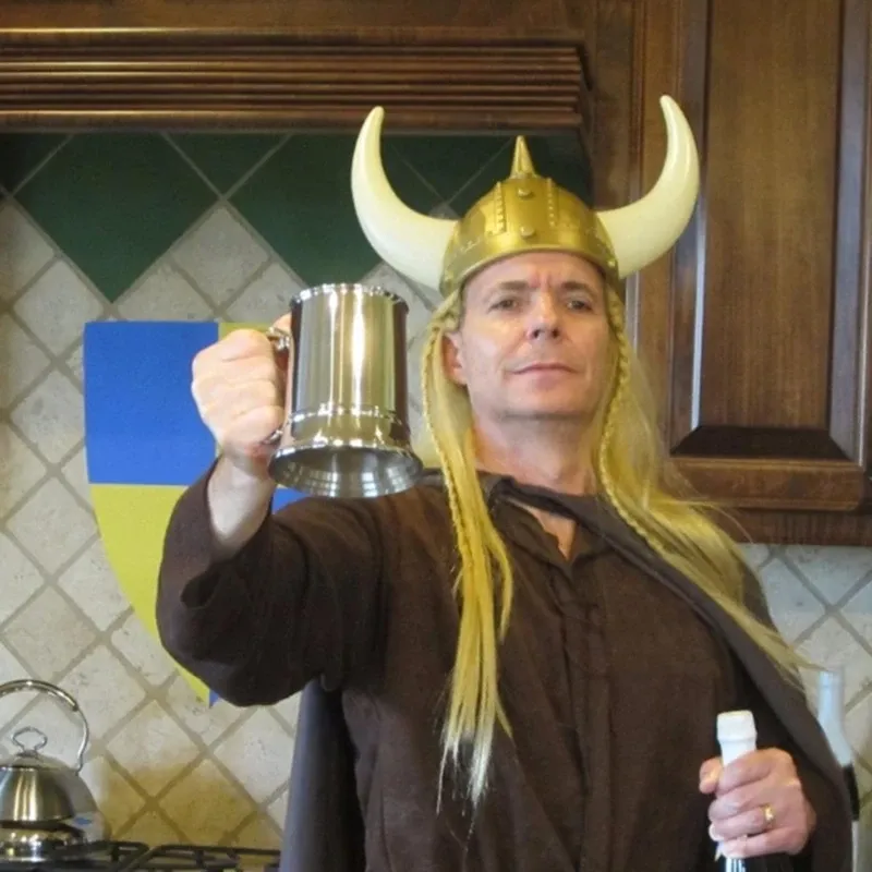 Viking Knight Helmet Costume Hat 3