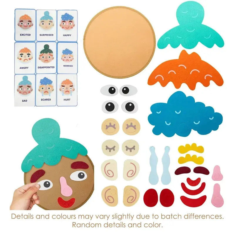 Kids Facial Expression Emotion Cards 6