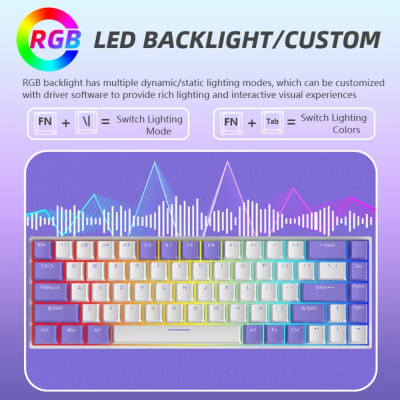 G68 Wireless Mechanical Gaming Keyboard 3