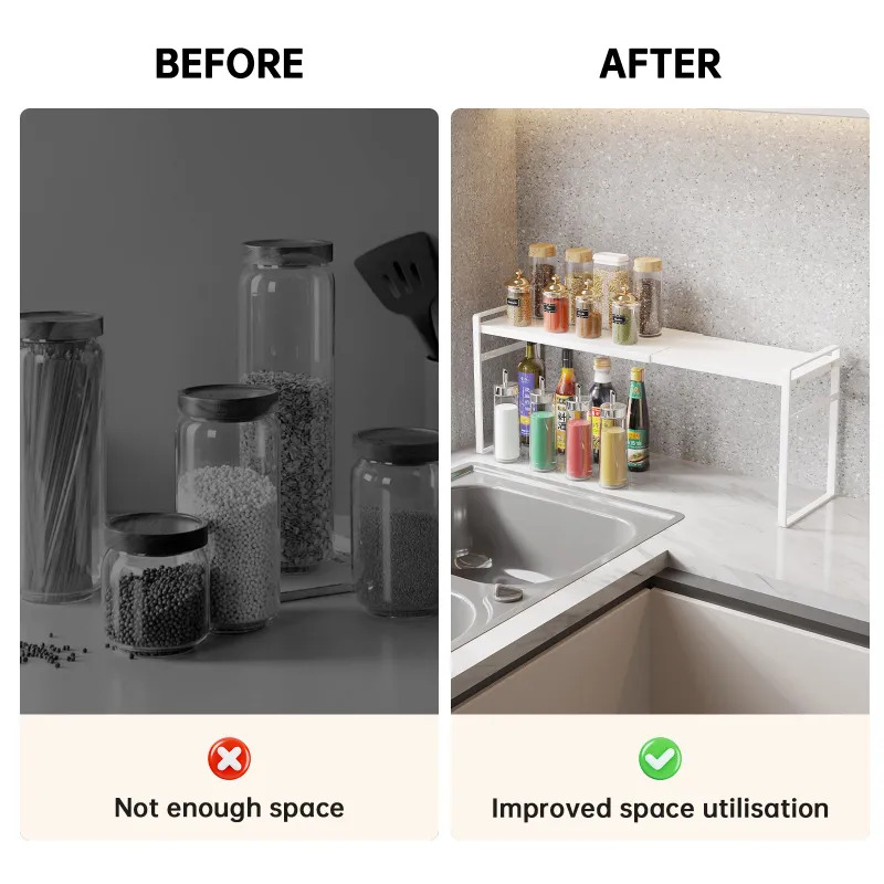 Narrow Kitchen Spice Rack Organizer 6