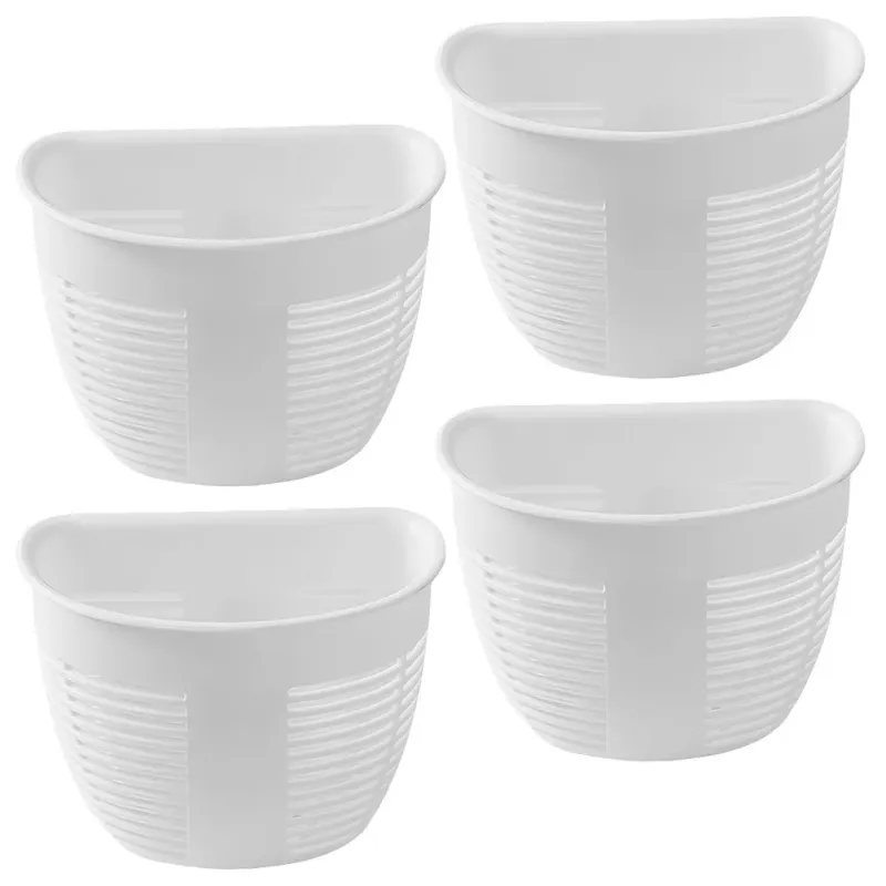 4Pcs Wall Mounted Storage Basket Set 2