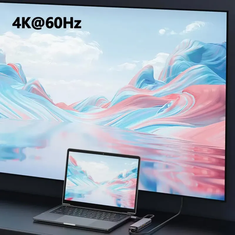 5-in-1 USB C Hub with 4K HDMI & PD Charging 4