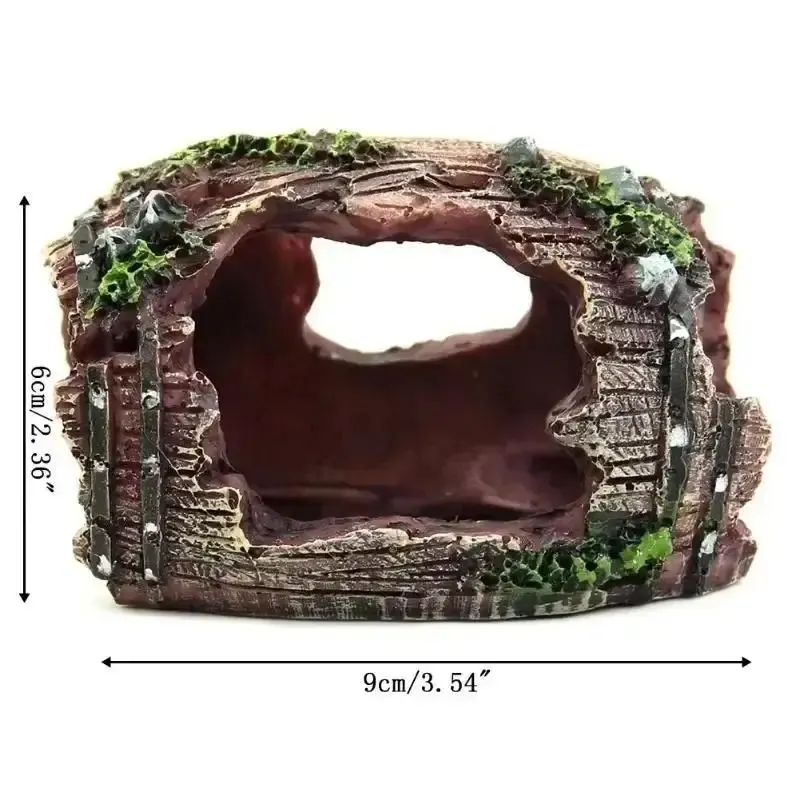 Resin Barrel Bucket Aquarium Decoration 6