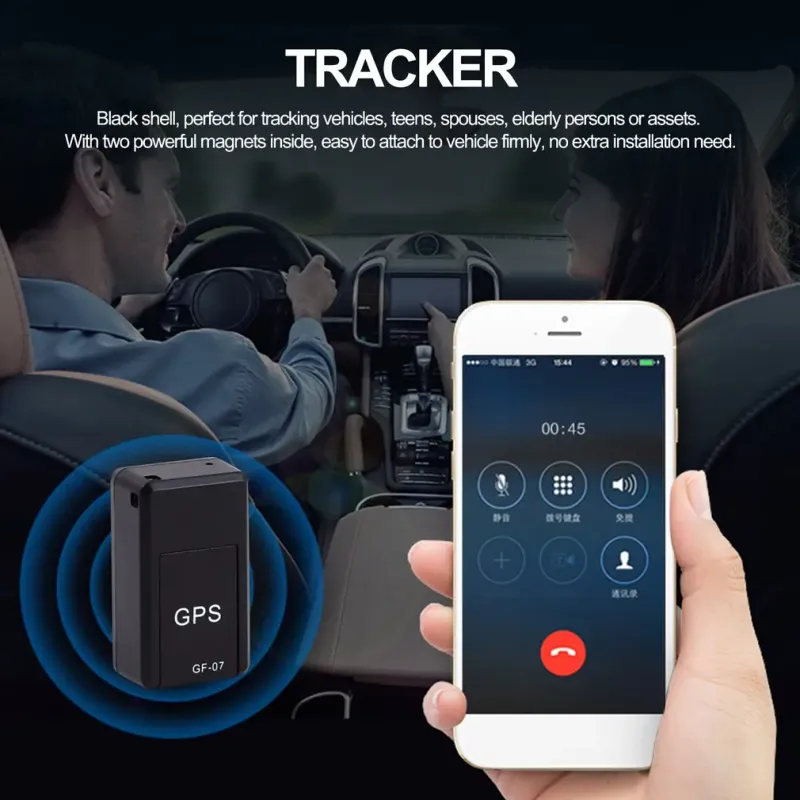 GF07 Magnetic GPS Car Tracker 2