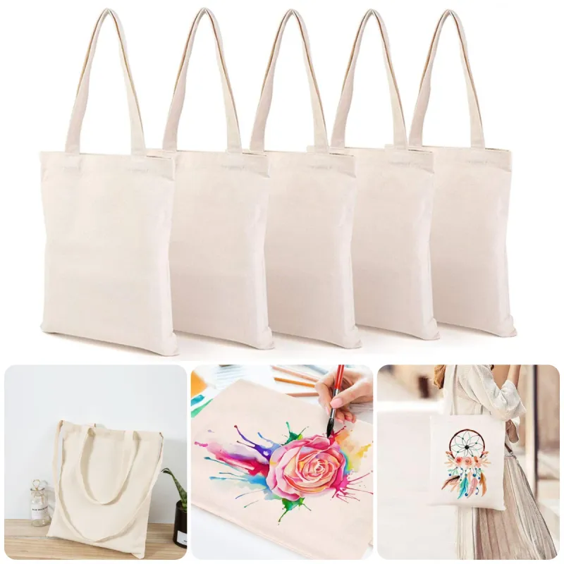 Canvas Shoulder Tote Bag - Large Capacity 1