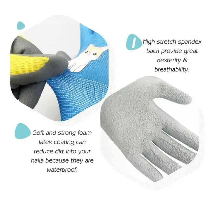 Kids Waterproof Garden Gloves 6