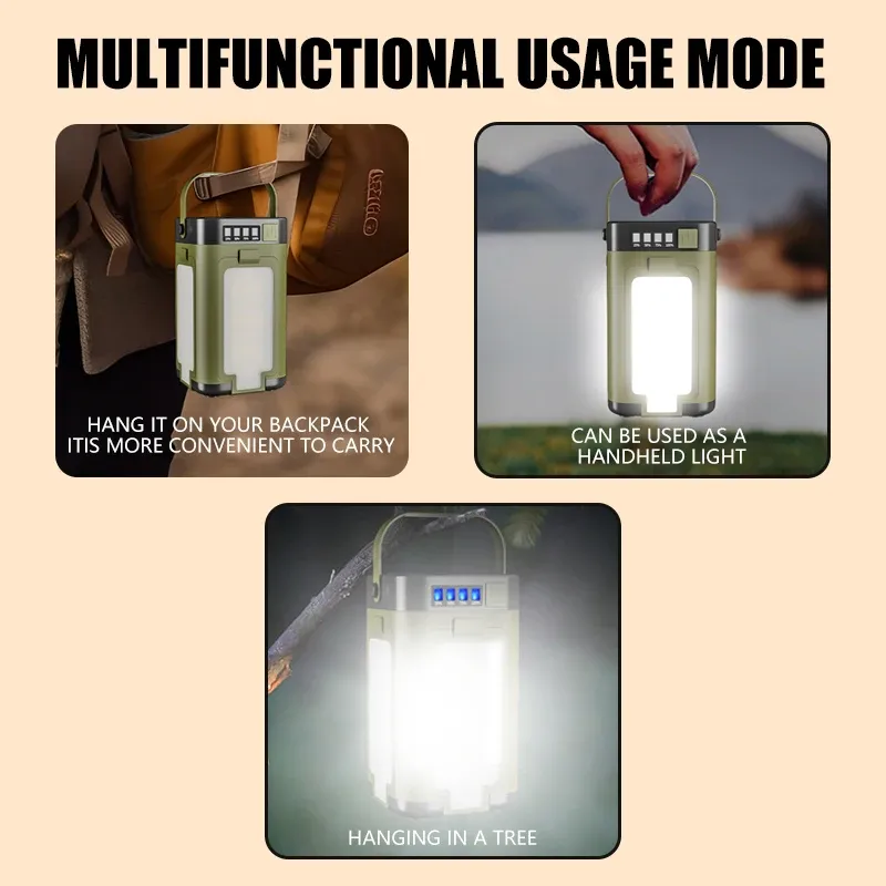 Solar Rechargeable LED Camping Light 5