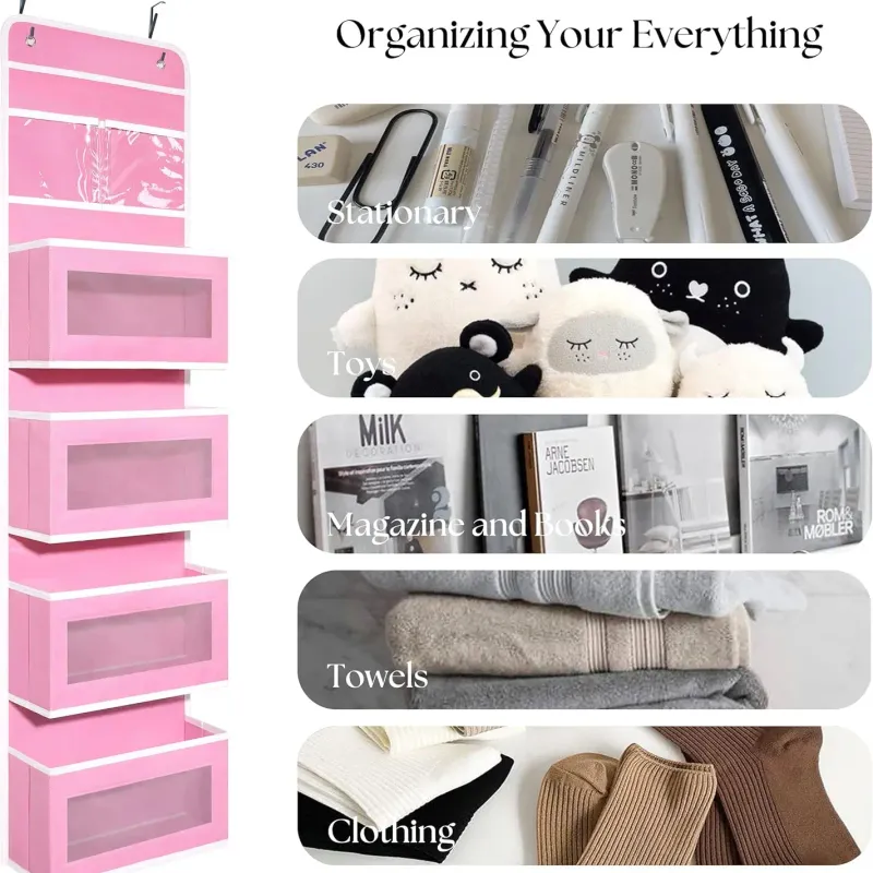Pink Over Door Organizer 6