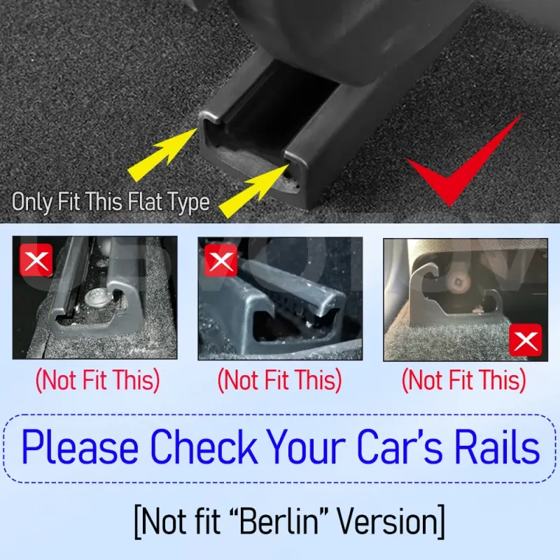 Tesla Model 3/Y Seat Rail Cover Protector Set 2