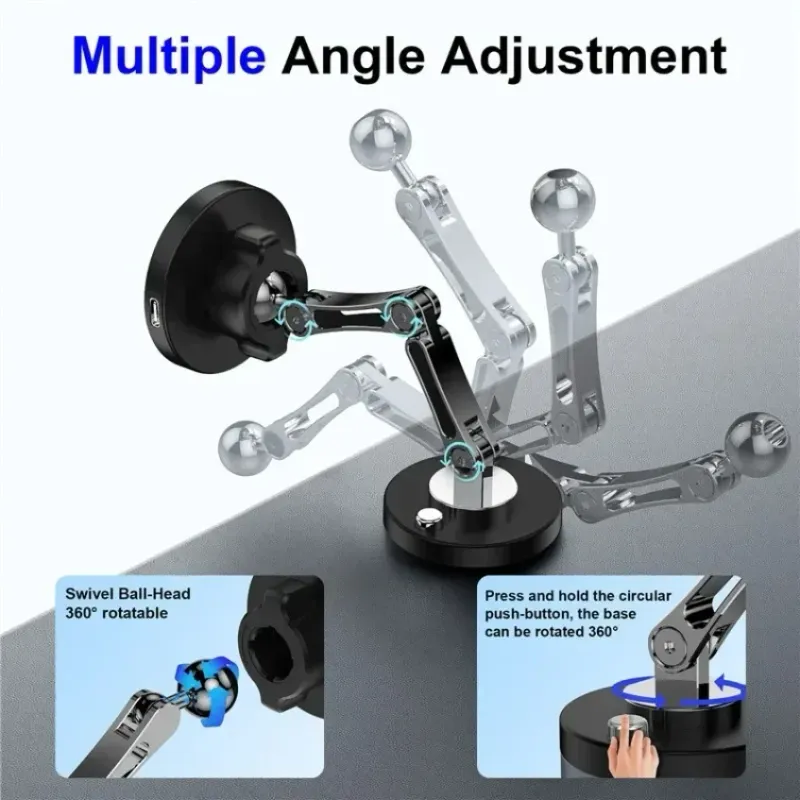 Magnetic Wireless Car Charger & Holder 3
