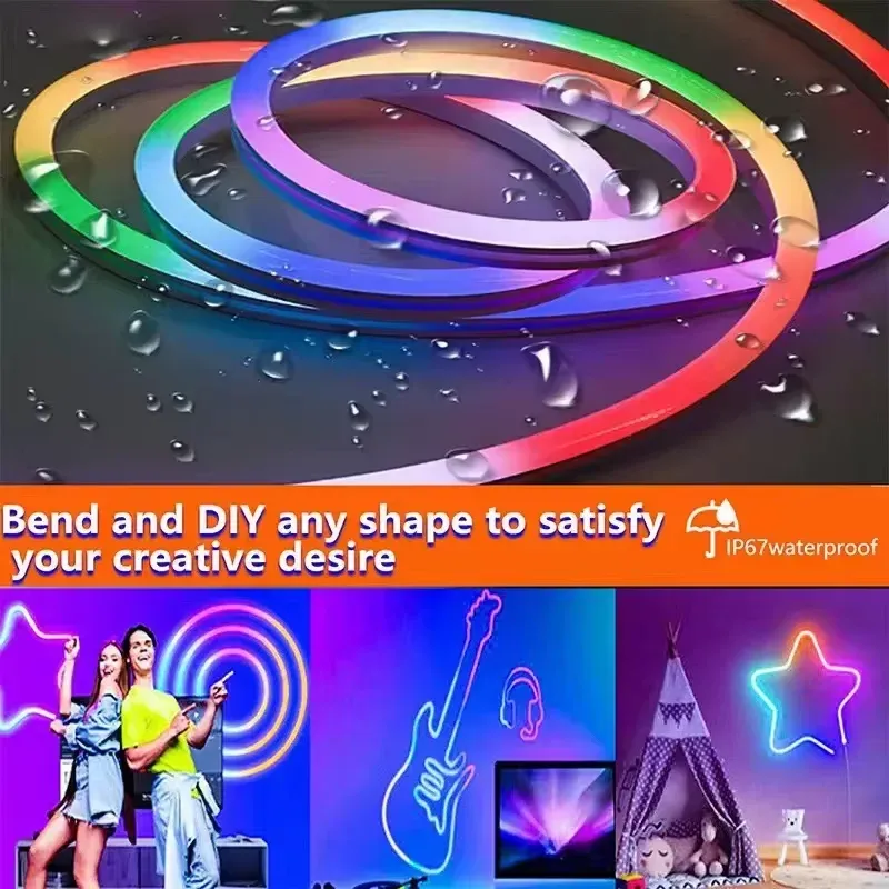 RGBIC Neon LED Strip Light Kit 4