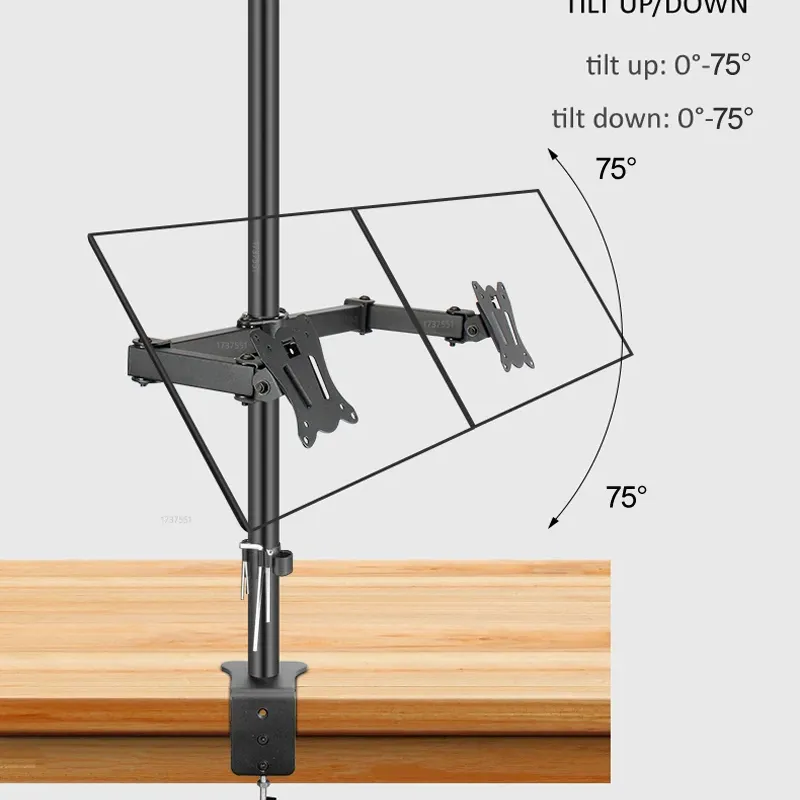 Dual Monitor Desktop Stand Holder 3